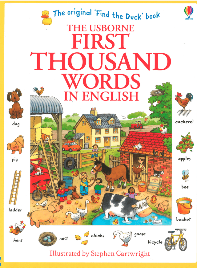 The Usborne First Thousand Words in English 封面